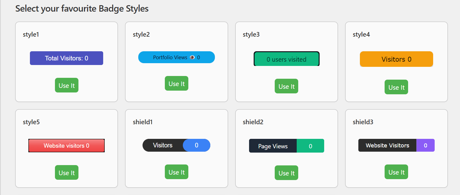 Visitor Tracking Banner