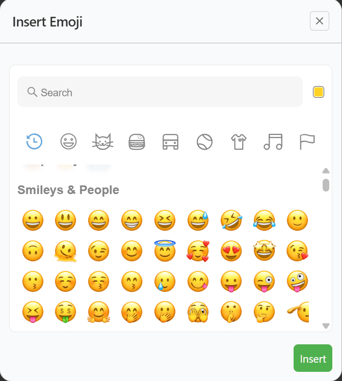 Emoji Picker Feature in Markdown Editor